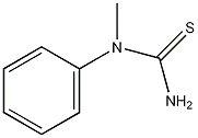 n-甲基-n-苯基硫脲 n- methyl-n-phenylthiourea (cas no.:4104-75-0)